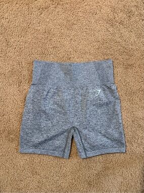 Gymshark Women’s High-Waist Grey Seamless Bike Shorts